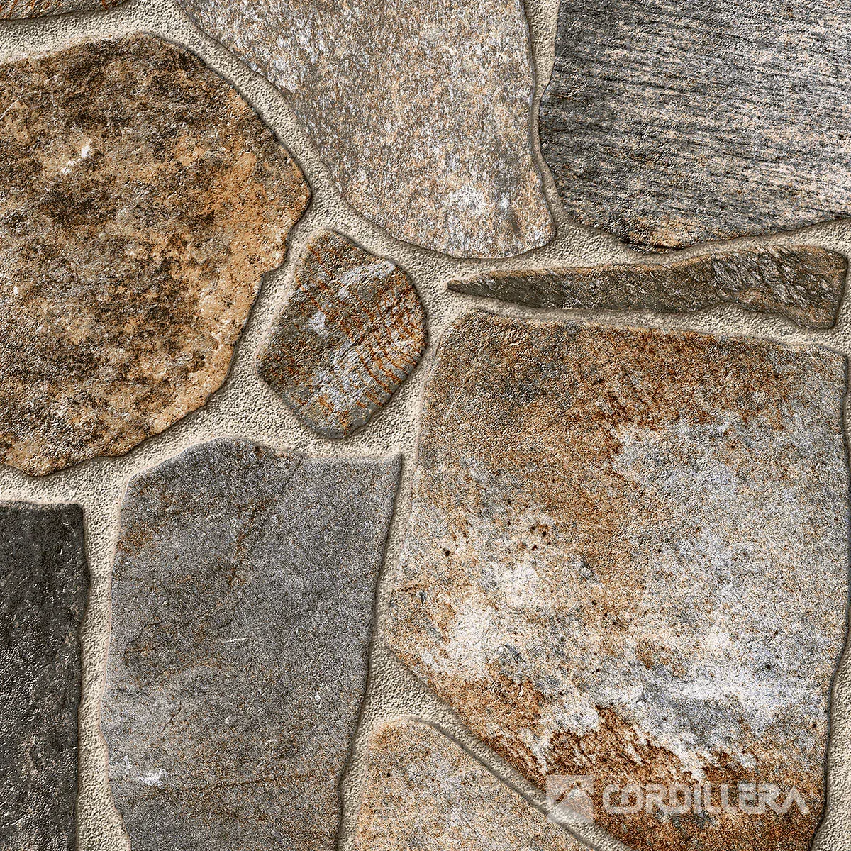 Cerámica Stones 61x61 cm Caja 2.58 m² Cordillera - Dimaco